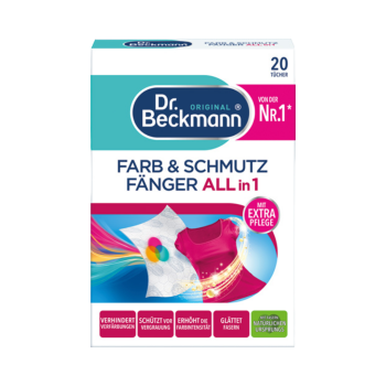 Dr. Beckmann Farb & Schmutzfänger All in 1, mit Extra-Pflege, 20 Stück